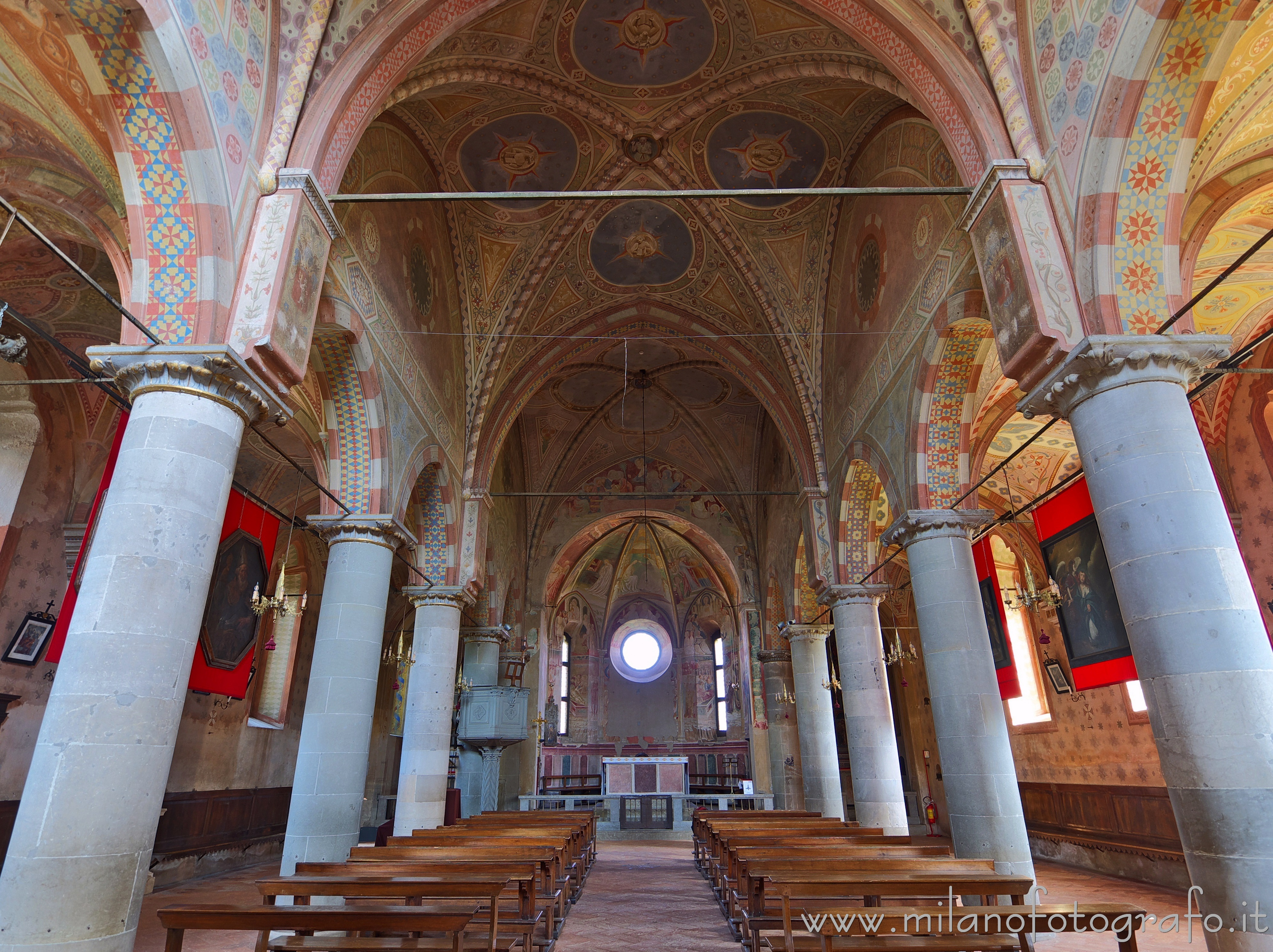 Castiglione Olona (Varese, Italy) - Interior of the Collegiate Church of Saints Stephen and Lawrence